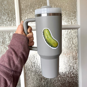 Pickle Gifts, Pickle Art Sticker, Vinyl Sticker, 3 inch, FREE SHIPPING