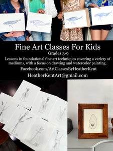 Art Classes for Kids, 6 Week Session