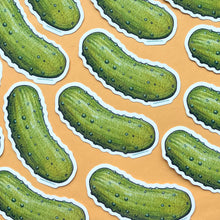 Load image into Gallery viewer, Pickle Gifts, Pickle Art Sticker, Vinyl Sticker, 3 inch, FREE SHIPPING