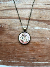 Load image into Gallery viewer, Bunny Necklace - Original Hand Painted Necklace