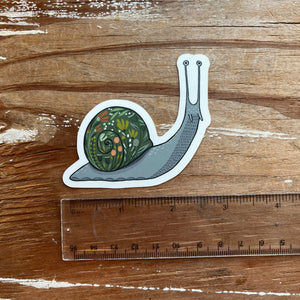 Snail Sticker, Cute Snail Vinyl Sticker, FREE SHIPPING