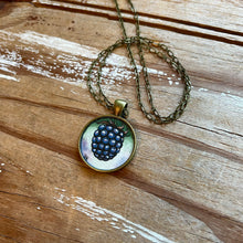 Load image into Gallery viewer, Blackberry Necklace, Original Watercolor Hand Painted Necklace