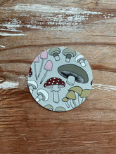 Load image into Gallery viewer, Mushroom Art Sticker, Round Vinyl Sticker, FREE SHIPPING