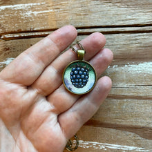 Load image into Gallery viewer, Blackberry Necklace, Original Watercolor Hand Painted Necklace