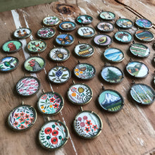 Load image into Gallery viewer, Custom Hand Painted Watercolor Necklace of Your Choice