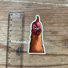 Load image into Gallery viewer, Chicken Art Vinyl Sticker, 3 inch, cute funny hen sticker - Free Shipping