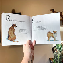 Load image into Gallery viewer, Paperback, Signed Copy, DOGGOS A to Z, A Pithy Guide to 26 Dog Breeds, SOFT COVER BOOK, FREE SHIPPING