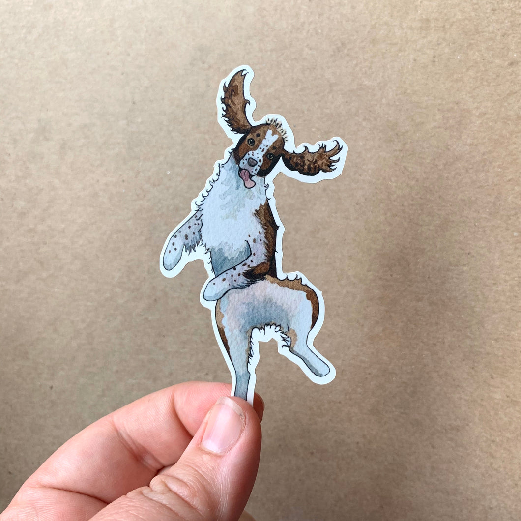 English Springer Spaniel Dog Vinyl Stickers, 3 inch, Doggos Sticker, FREE SHIPPING