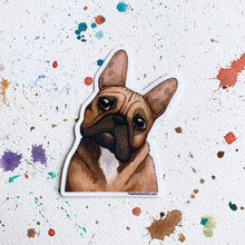 Load image into Gallery viewer, French Bulldog Dog Vinyl Stickers, 3 inch, Doggos Sticker, FREE SHIPPING