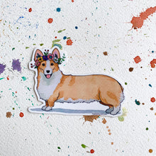 Load image into Gallery viewer, Corgi Dog Vinyl Stickers, 3 inch, Doggos Sticker, FREE SHIPPING
